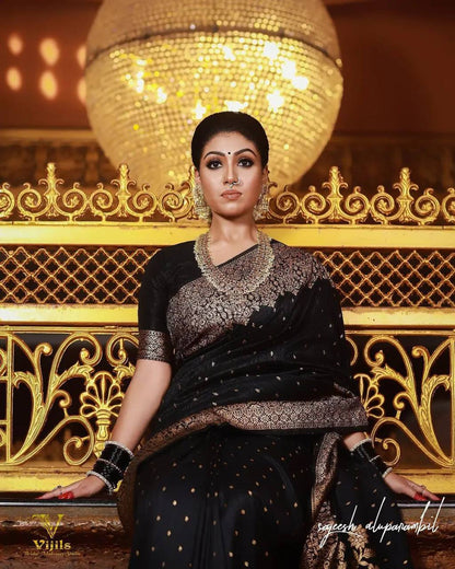 Lightweight Lichi Silk Organic Banarasi Wedding Saree