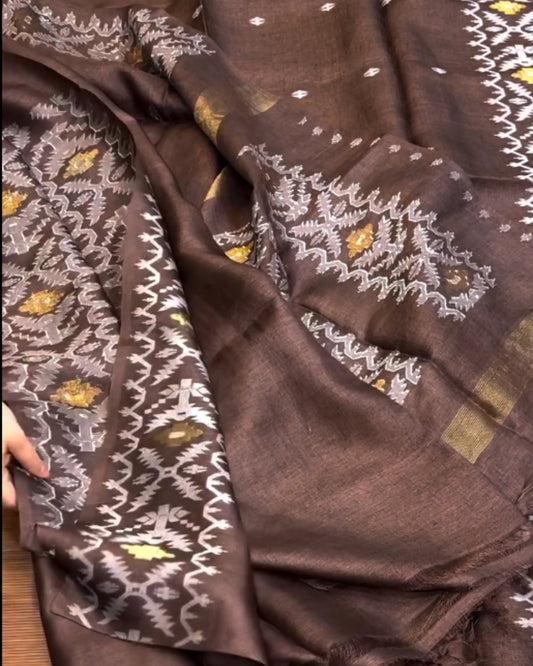 Bhoomi jamdani Saree
