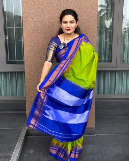 Popty Gadhwal Silk Saree
