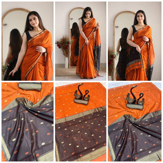 SOFT LILAN SLAB ATTRACTIVE CHARMFULL SAREE