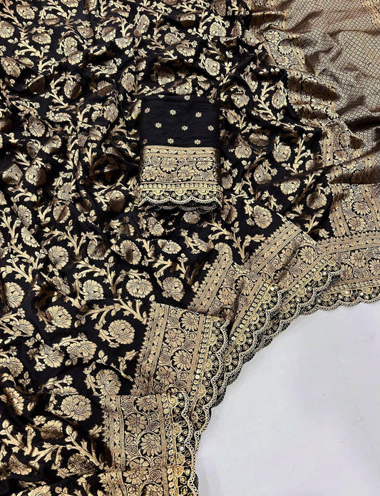 khaddi georgette designer saree