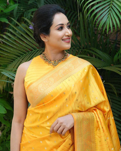 Heritage-Inspired Silk Drape for Grand Occasions