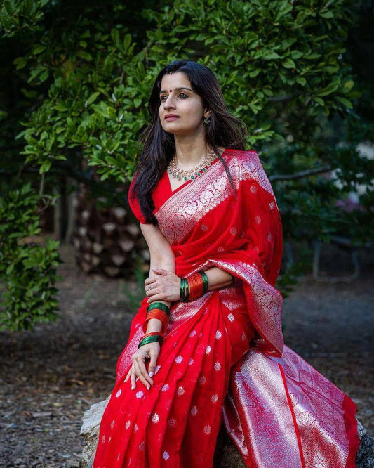 New Lilan Slub Soft Cotton Saree with Rich Weaving Blouse