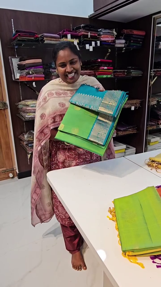 Sublime Peacock Silk Saree